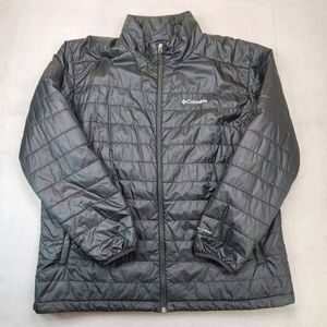 Columbia Puffer Jacker Men's 1X Black Omni-Heat Zip Pockets Lightweight